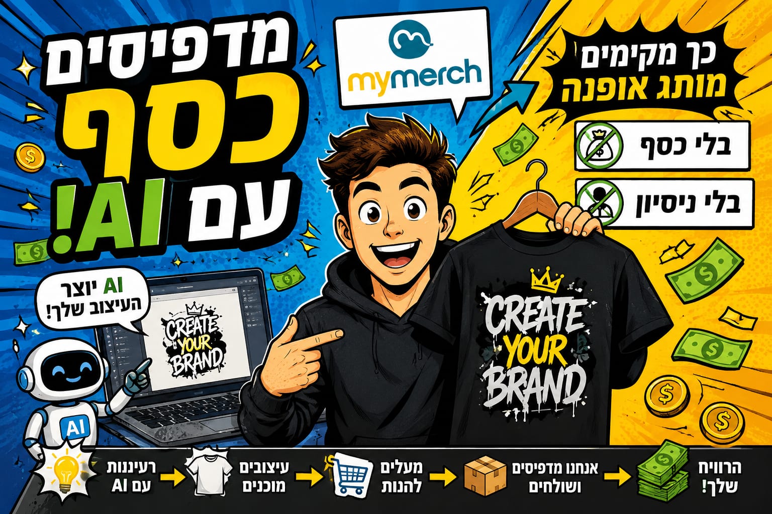 פרומפטים ליצירת מוצר POD מנצח