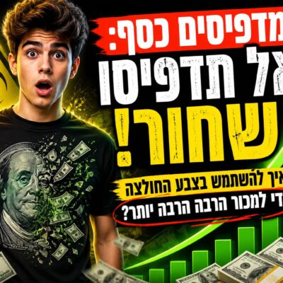 המדריך להדפסה על חולצה שחורה