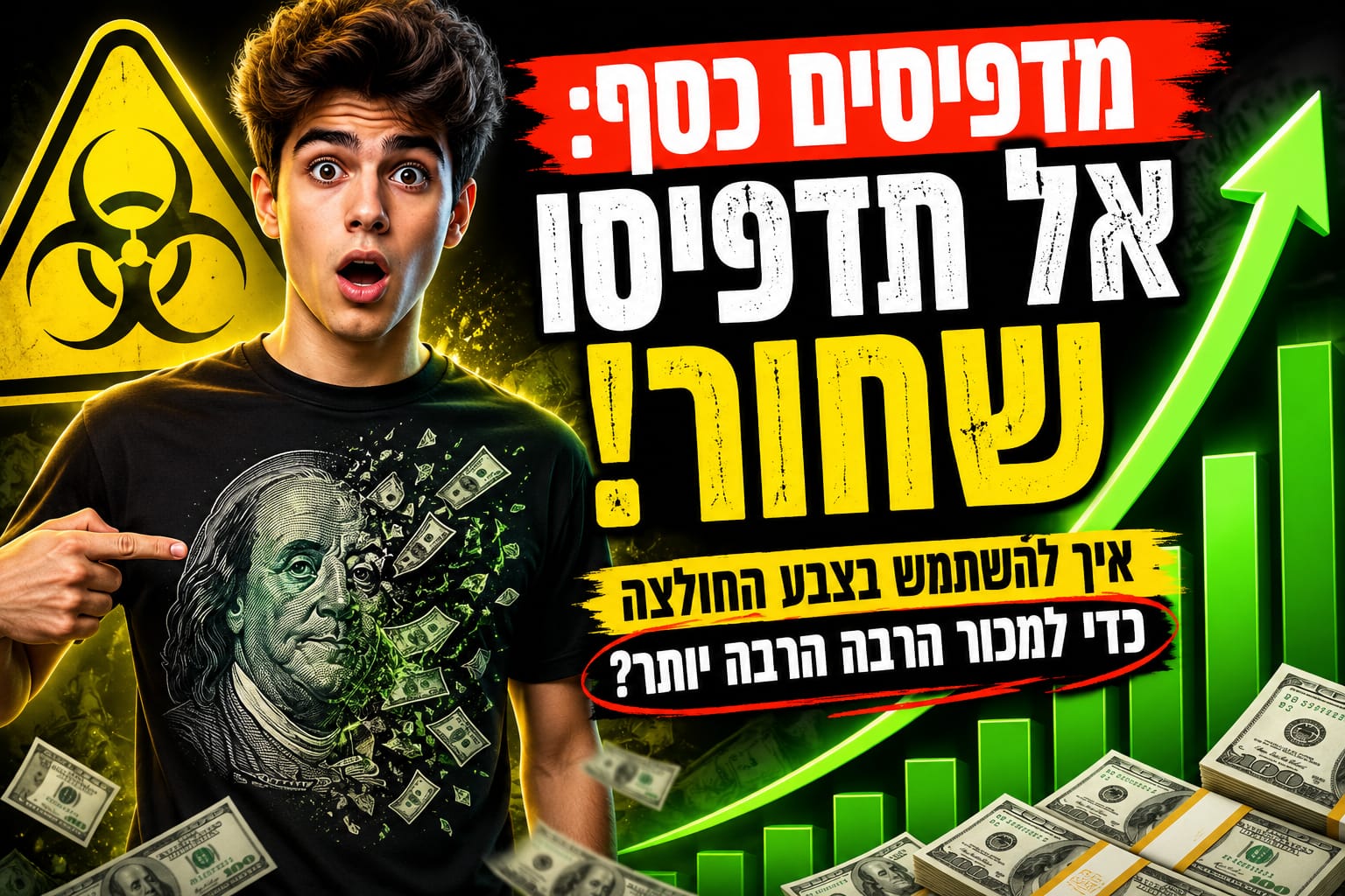 המדריך להדפסה על חולצה שחורה