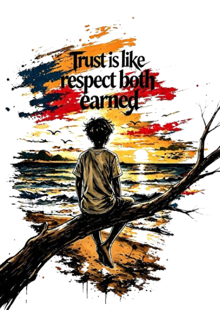Clean Crime | Trust Is Earned Hoodie – תמונה 2