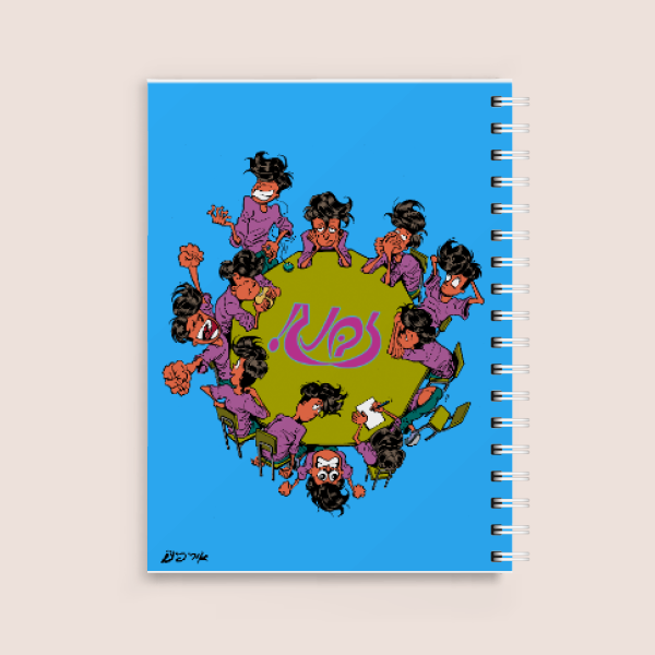 מחברת כנסים A5 מעוצבת כריכה רכה (Copy)