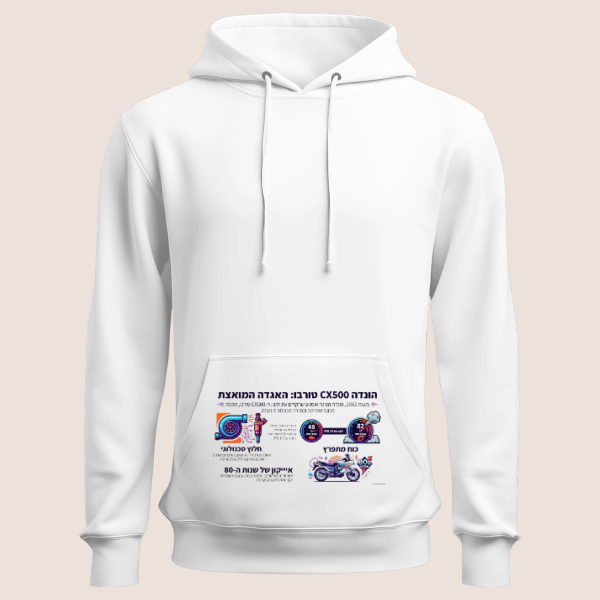 סווטשירט קנגרו מבינים באופנועים - הונדה