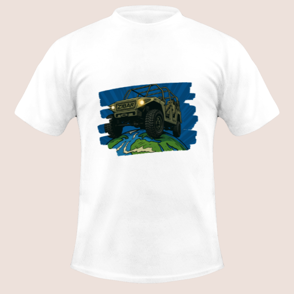 חולצת זיבר על גג העולם