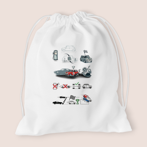 תיק שרוכים מיני קופר, סיפורים מתגלגלים