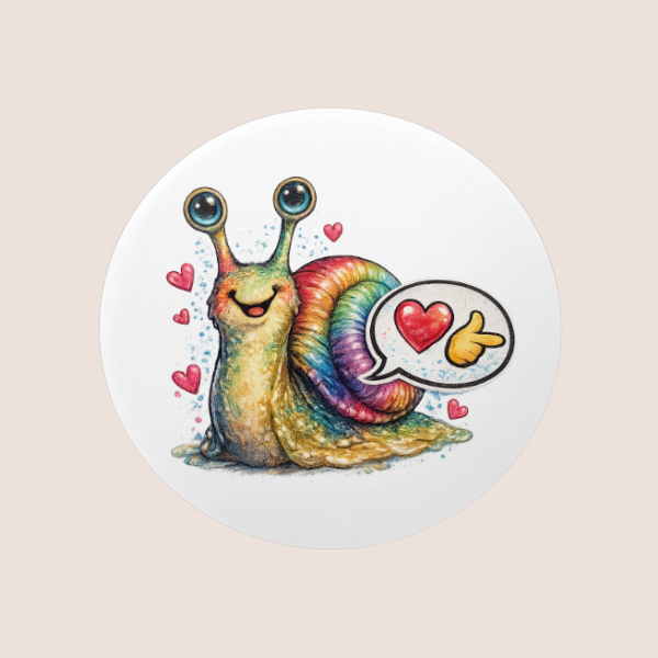 סט 12 מדבקות שובי עגולות, 4 סוגים שונים בסט