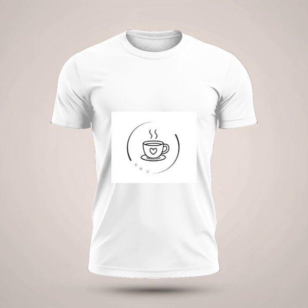 חולצת טריקו שרוול קצר עם הדפסה מלפנים (Copy)