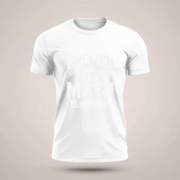 חולצת טריקו שרוול קצר Math is importanter