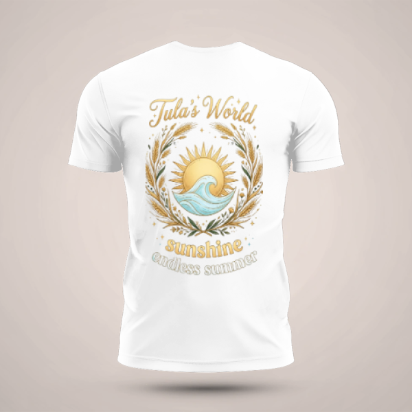 Membership to the endless summer 🌊☀️ אם גם את מרגישה שהלב שלך שייך לשמש, לשמיים הנקיים ולשקט של הגלים – החולצה הזו היא בשבילך.Tula's World: