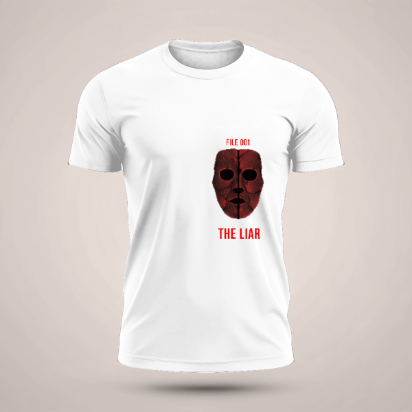 THE LIAR BLACK SHIRT EXCLUSIVE VILLAINS CLUB